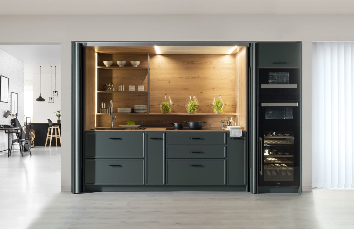 cocina pequeña más amplia