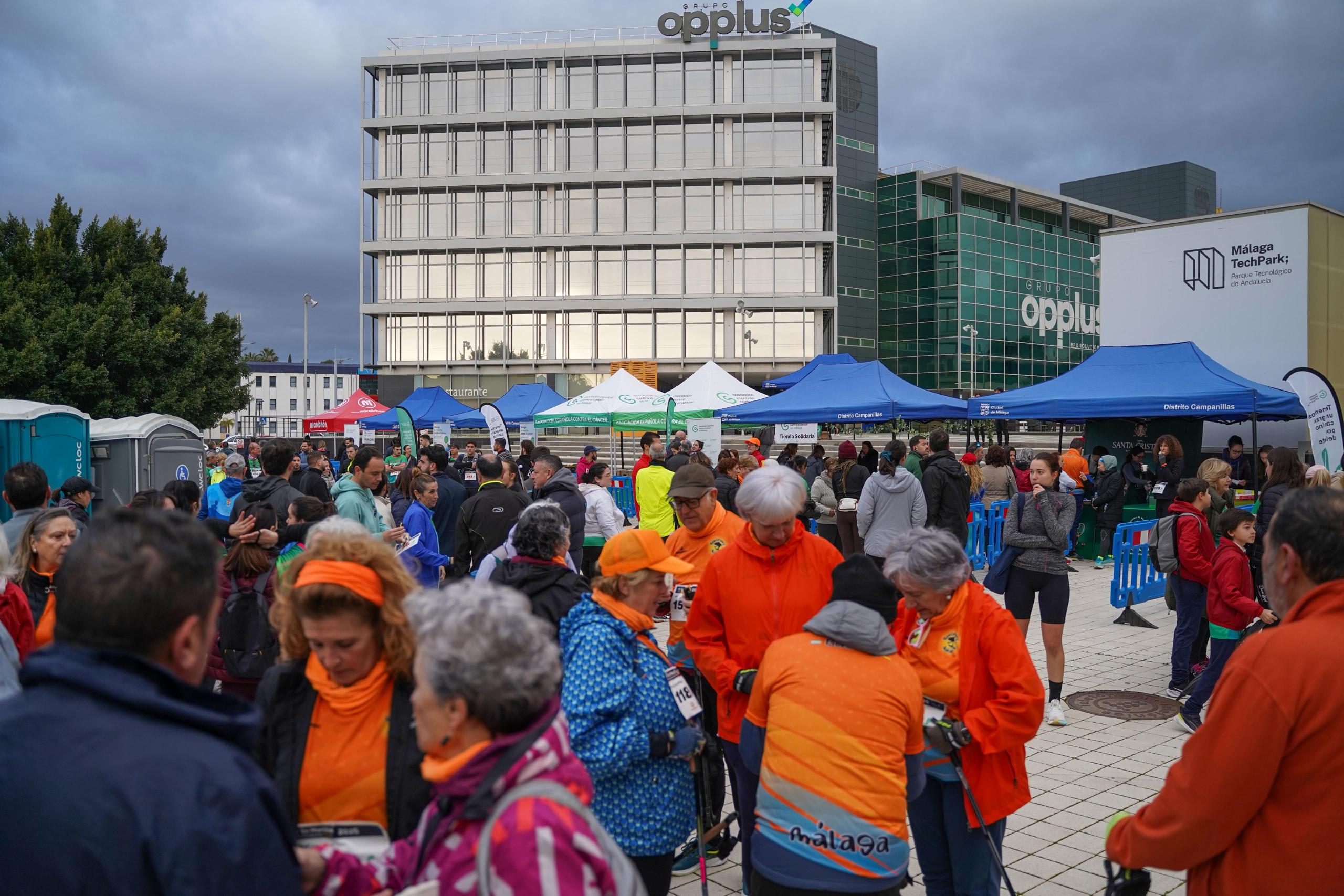 “Málaga, en marcha contra el cáncer” llena Málaga TechPark con 2.000 personas y refuerza su perfil solidario y familiar
