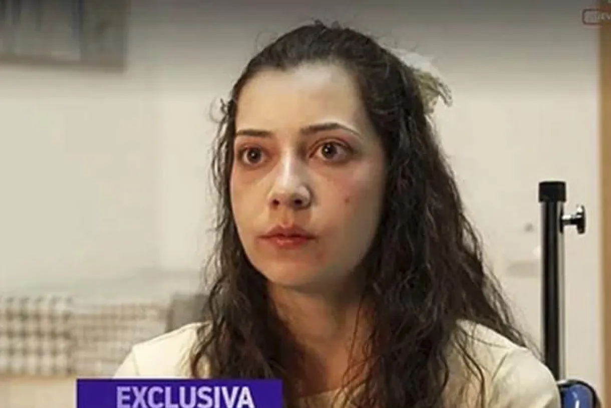 Noelia Castillo, durante su entrevista en el programa 'Y ahora Sonsoles'.